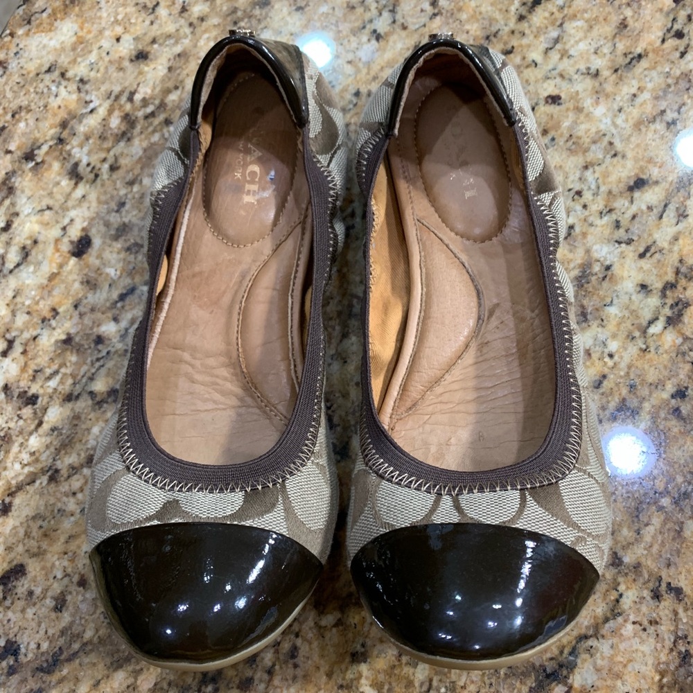 Coach ballet flats